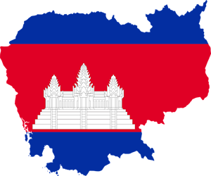 Καμπότζη Cambodia Map